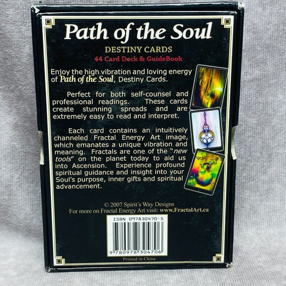 Path of the Soul Destiny Cards Rare Out of Print 44 Card Deck & Guide Book 2007 - Picture 10 of 10